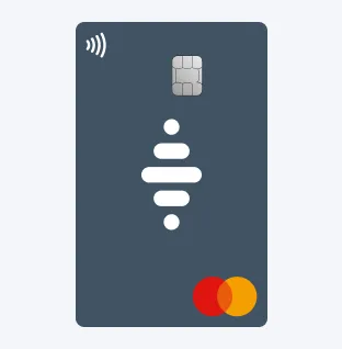 Carte bancaire My Nickel Gris marin