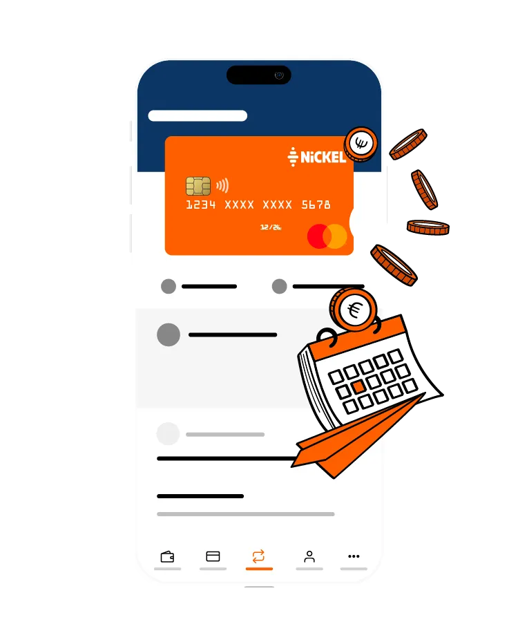 Mobile Virement permanent Nickel